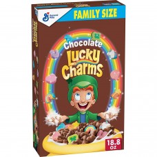 Lucky Charms Cereal Matinal Chocolate Family Size 422g